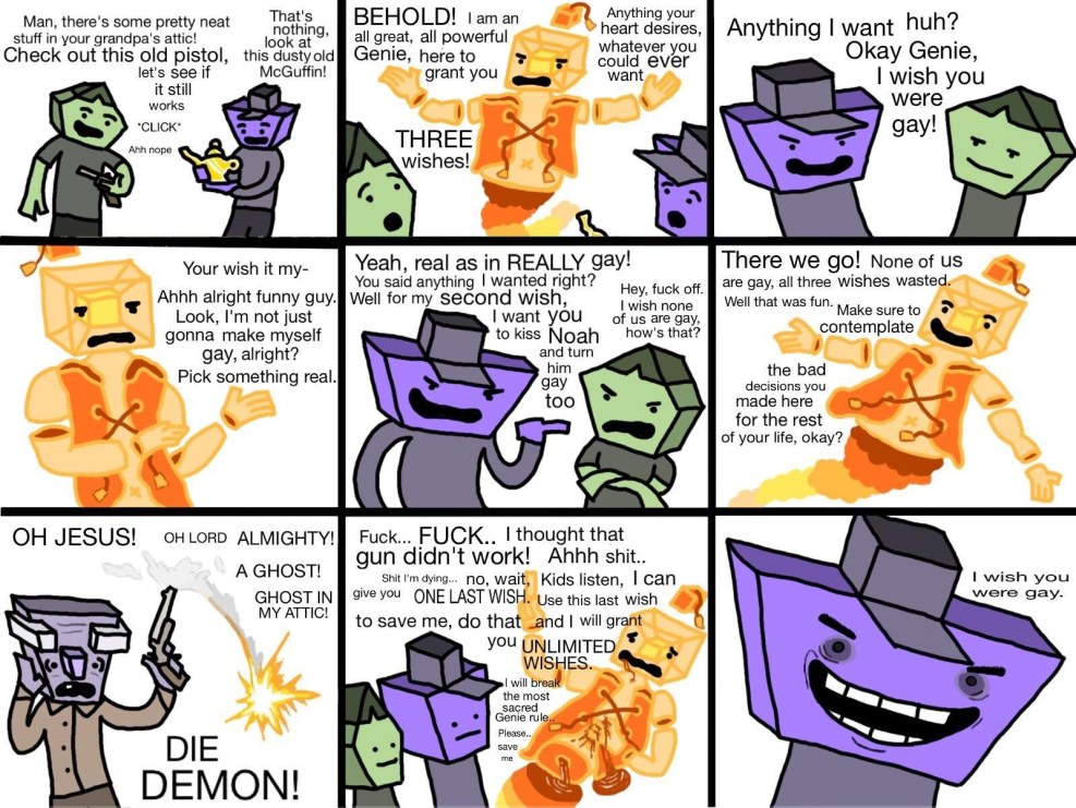 Inscriptions on black background in white letters