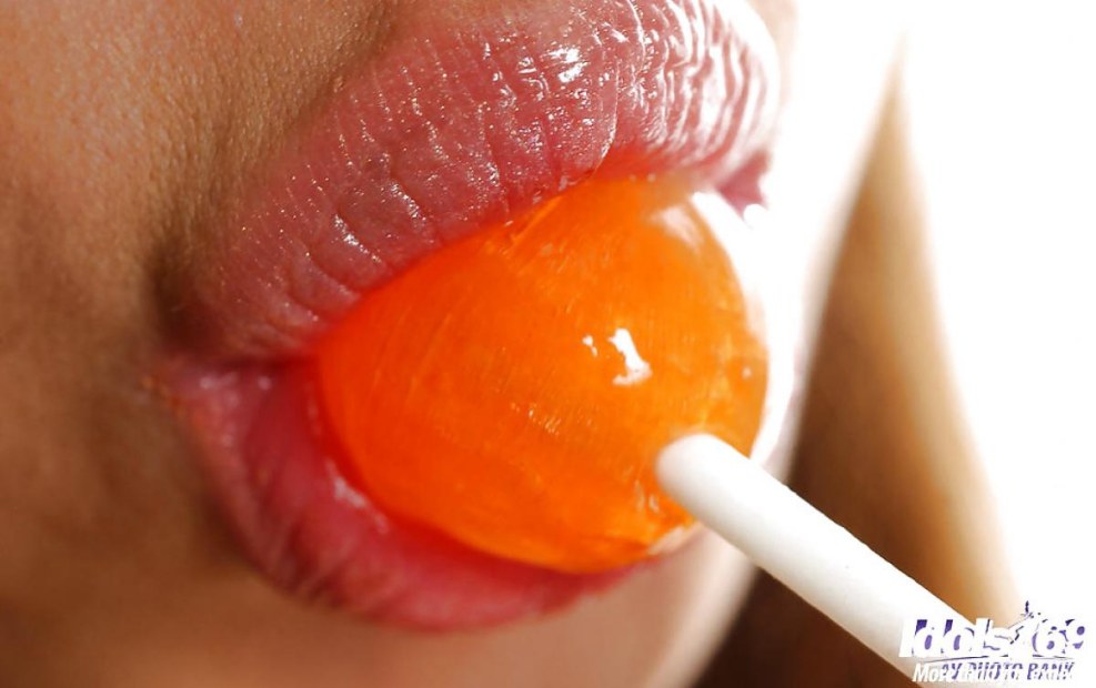 Huge Chupa-Chups in Vagina