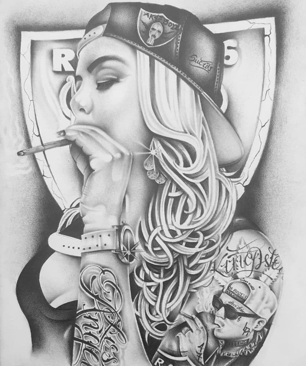 Chicano style ornament