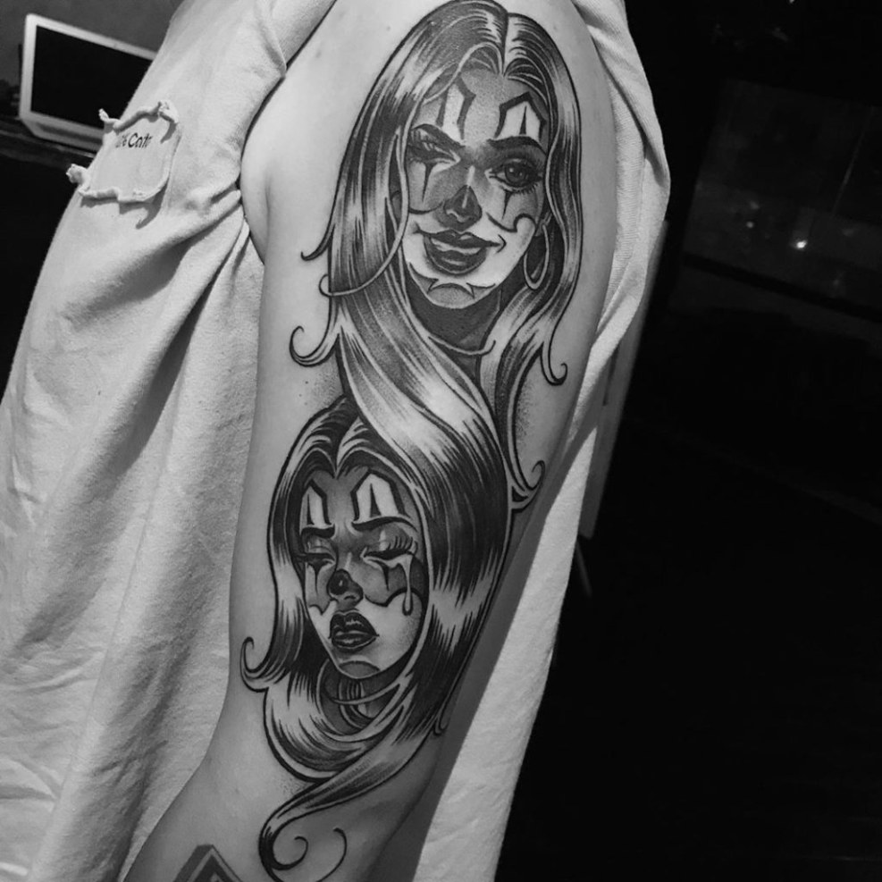 Chicano sketches of girls