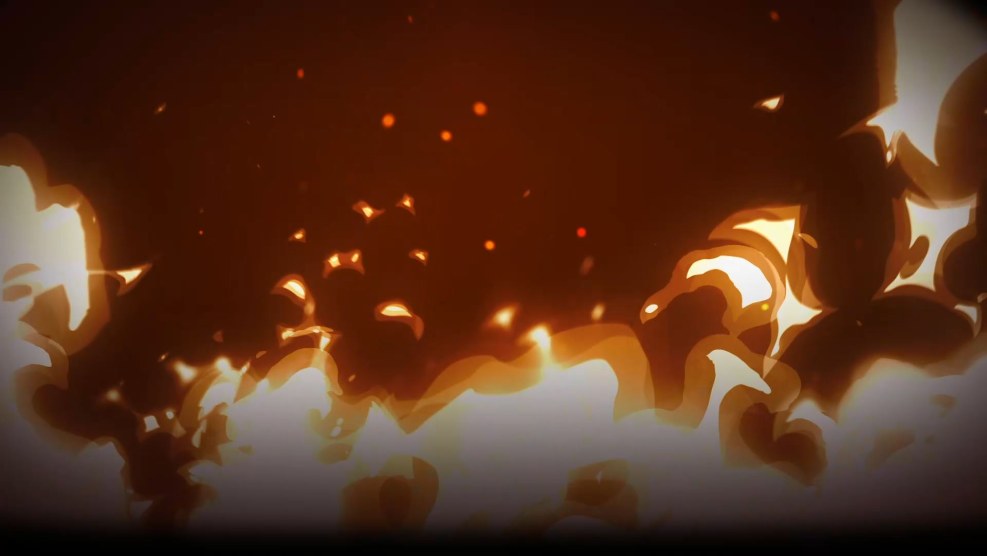 The Life and Suffering of Sir Brante: Flame Background Back