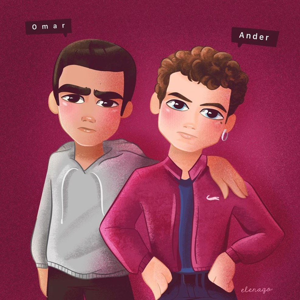 Naked guys from the Elite series