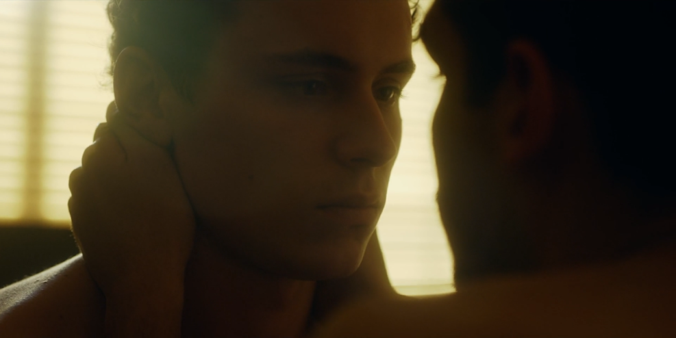 Alvaro Rico and Aron Piper Kiss