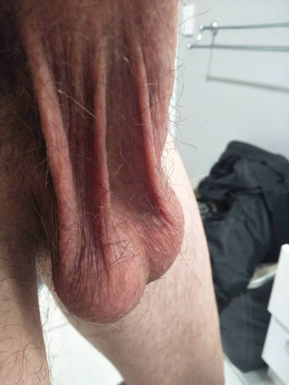 Torture of a member and testicles bdsm