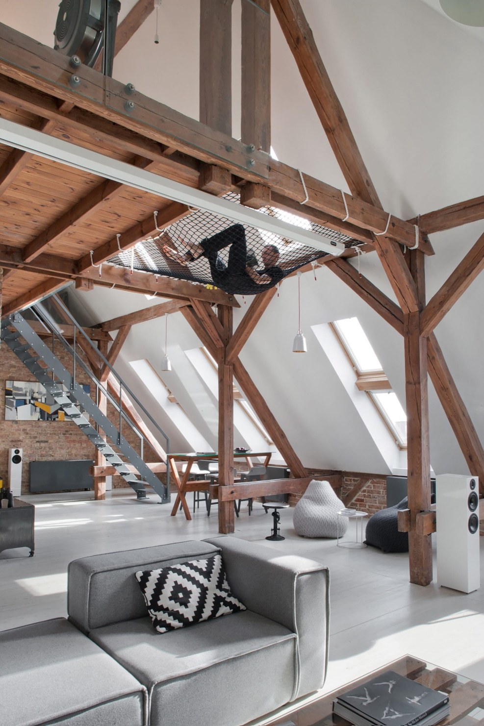 Stylish office interior loft