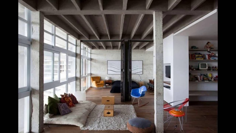 The bed of the podium loft