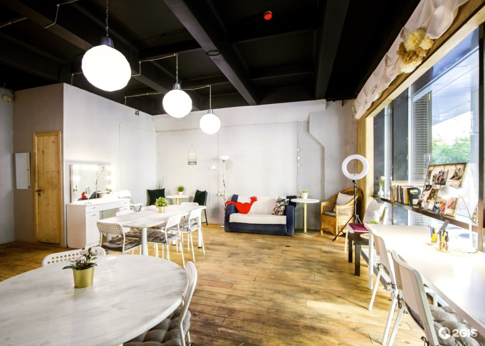 Loft style in the attic in the interior