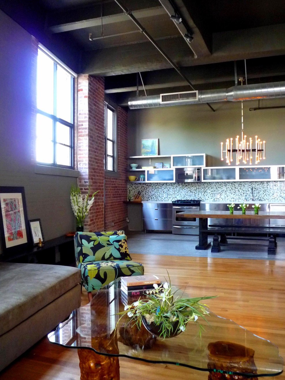 Office Hall in Loft style