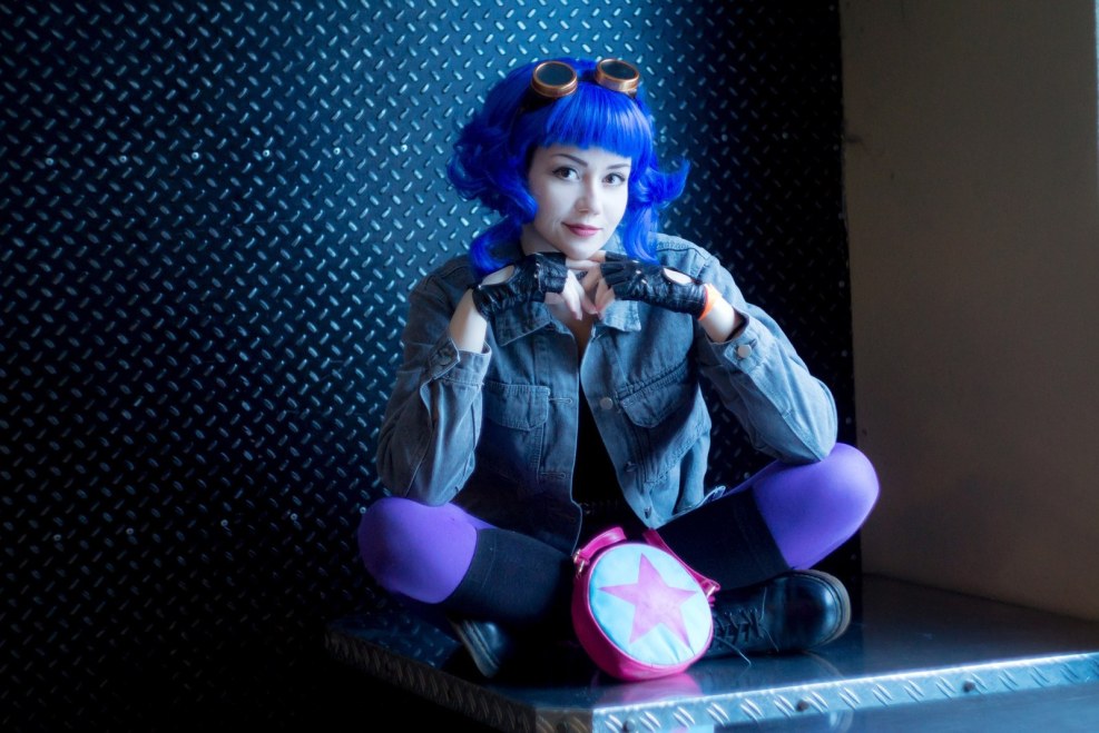 Ramona Flowers in a bra