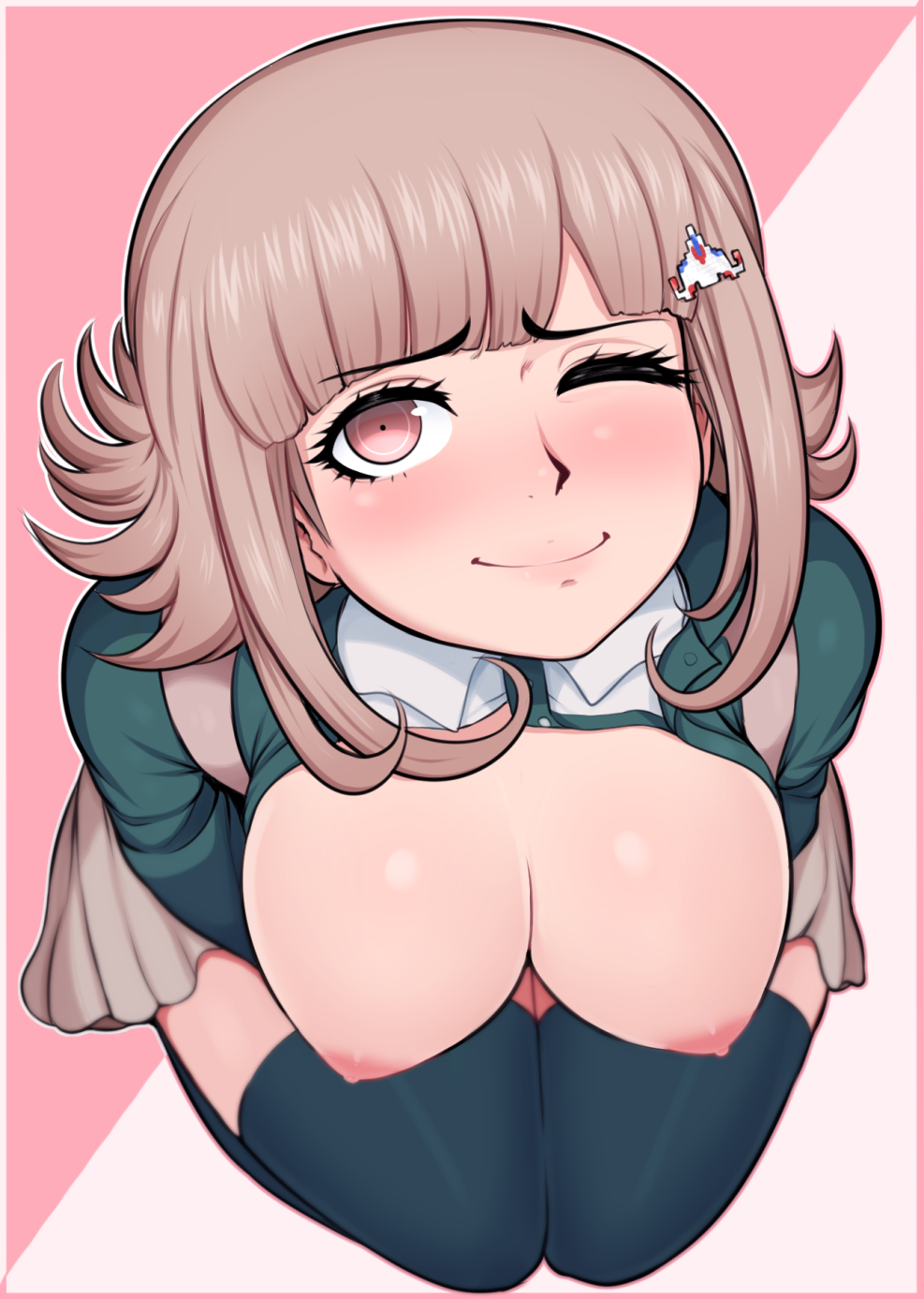 Chiaki Nanami X Hajime Hinata Hentai