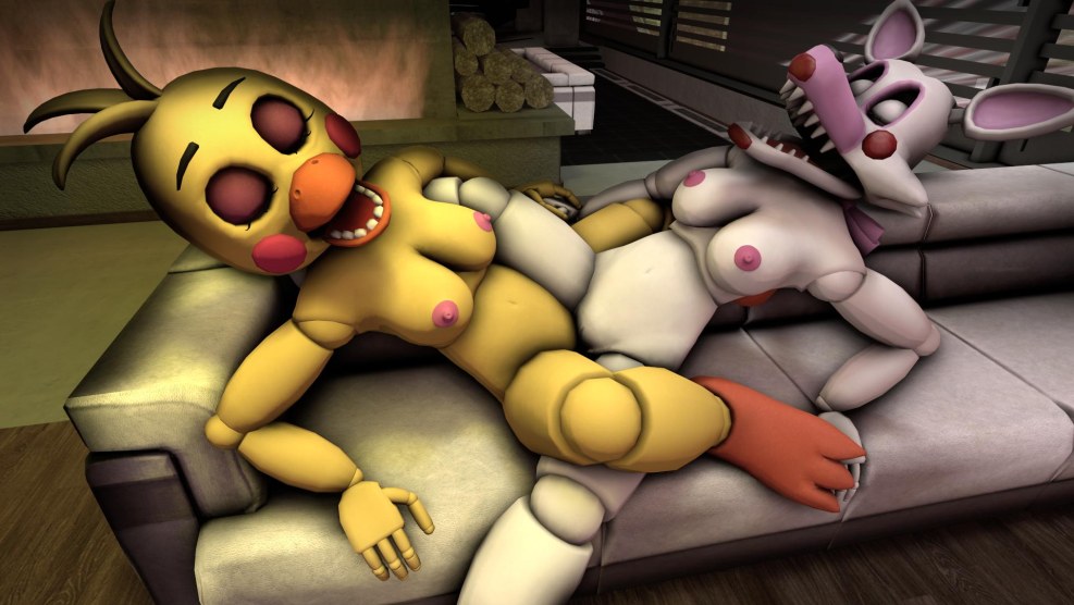 Hentai Fnaf Mangle and Chika