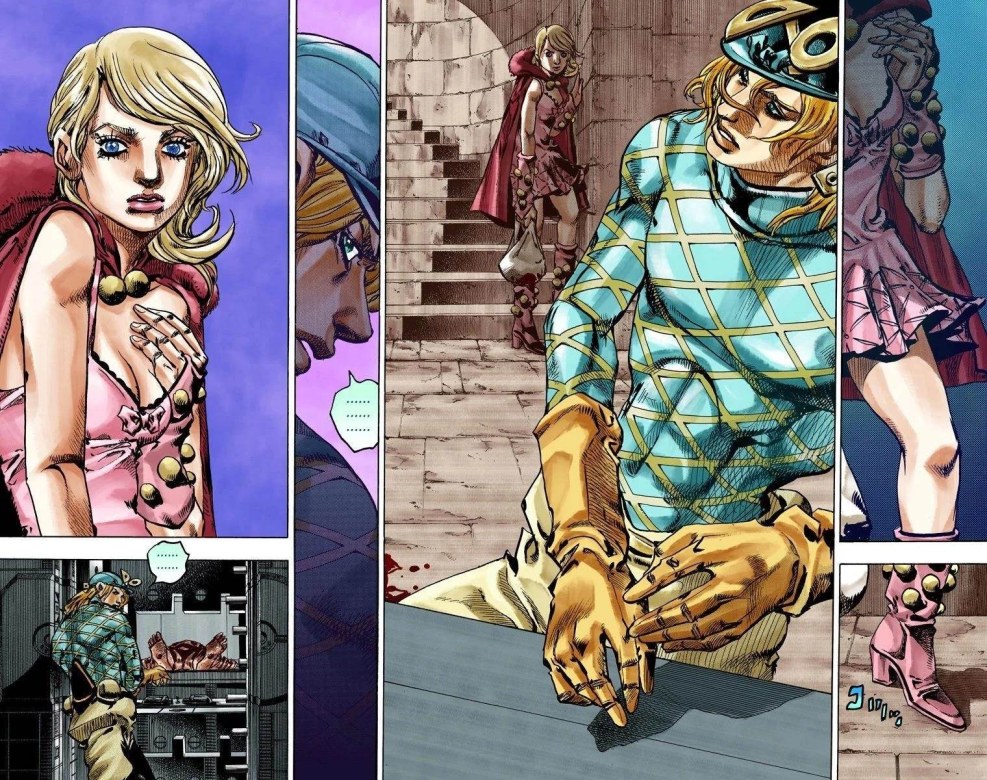 Jojo manga color Steel Ball Run Johnny