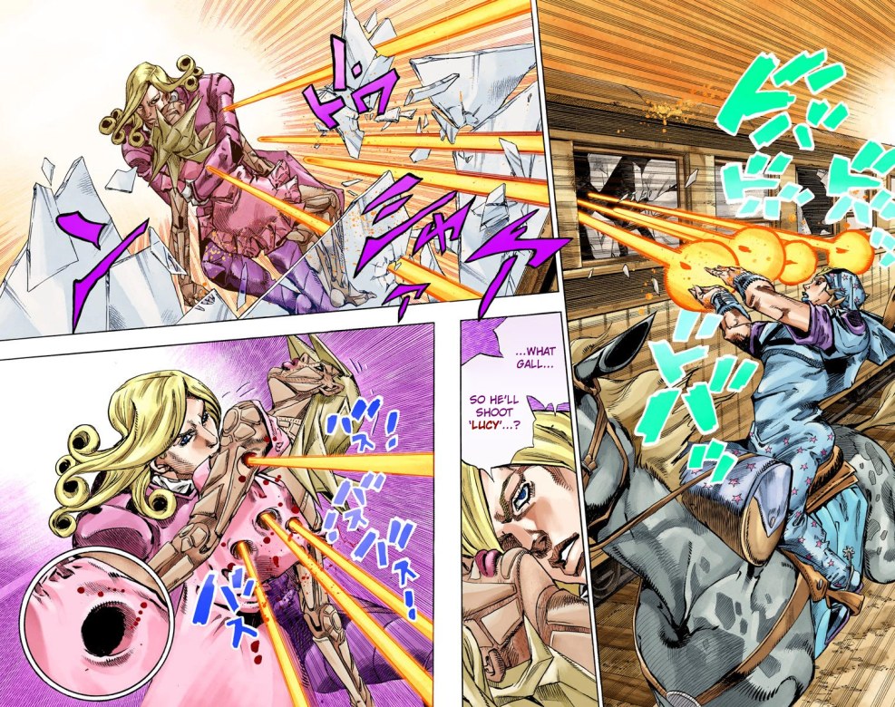 Jojo Steel Ball Run in color