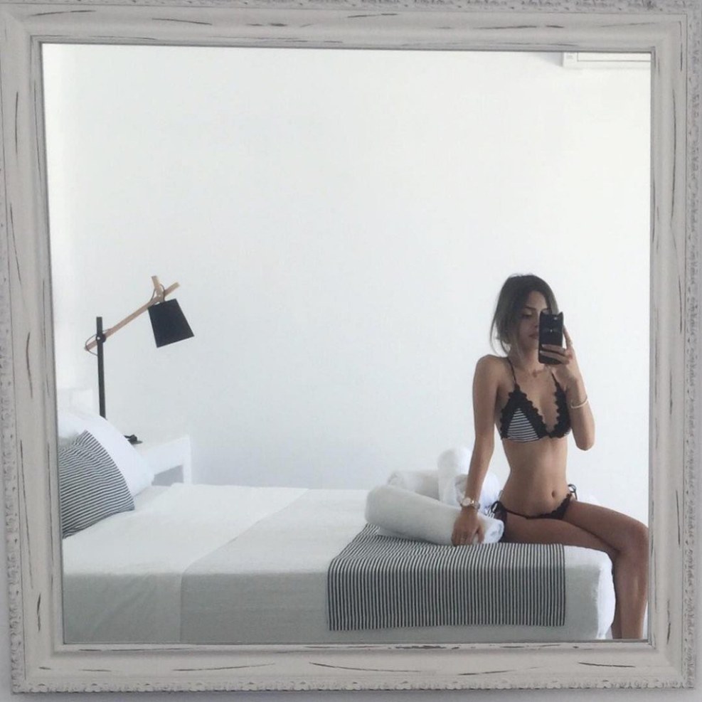 Lila Maimak in a swimsuit