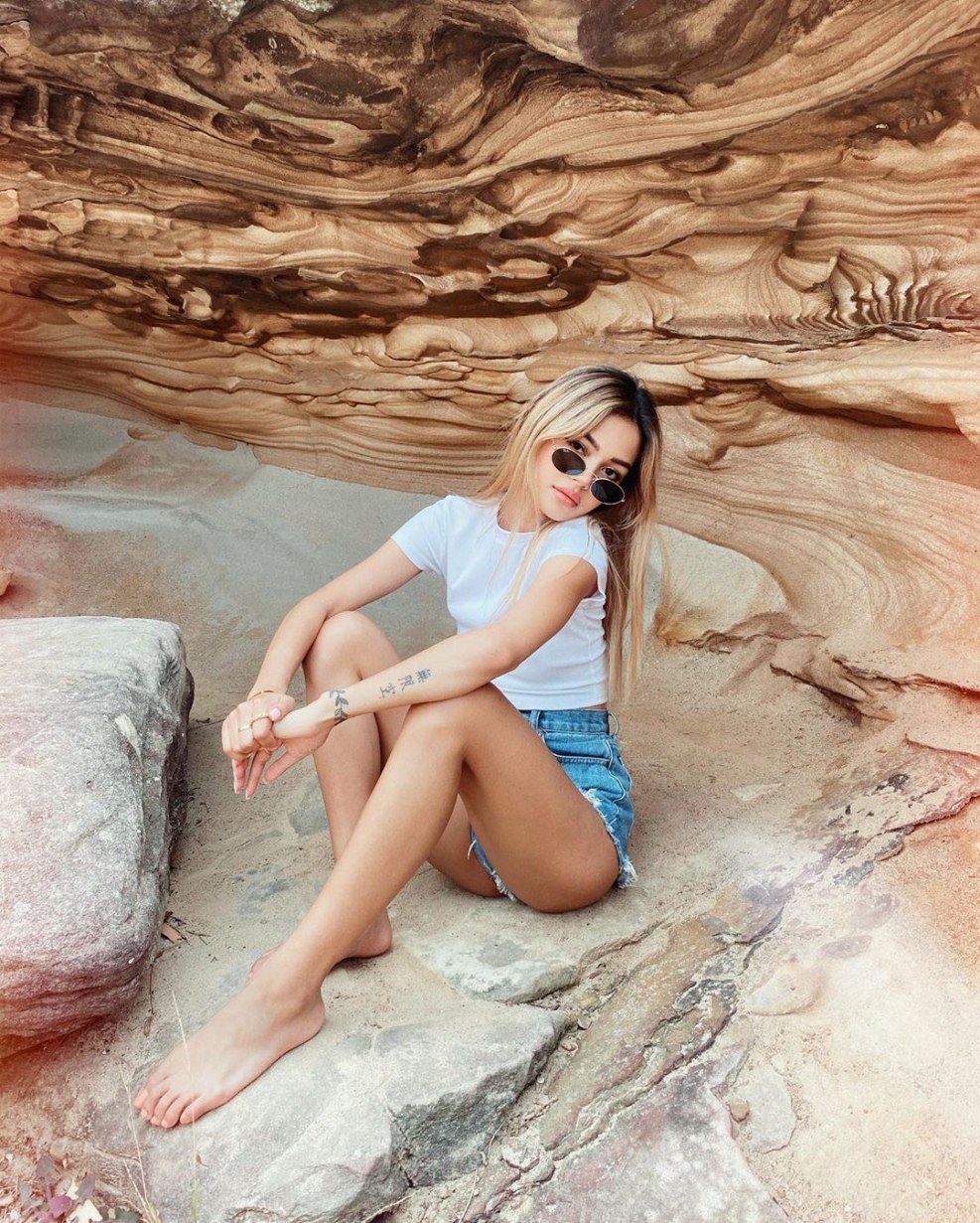 Lily Maimak in underwear