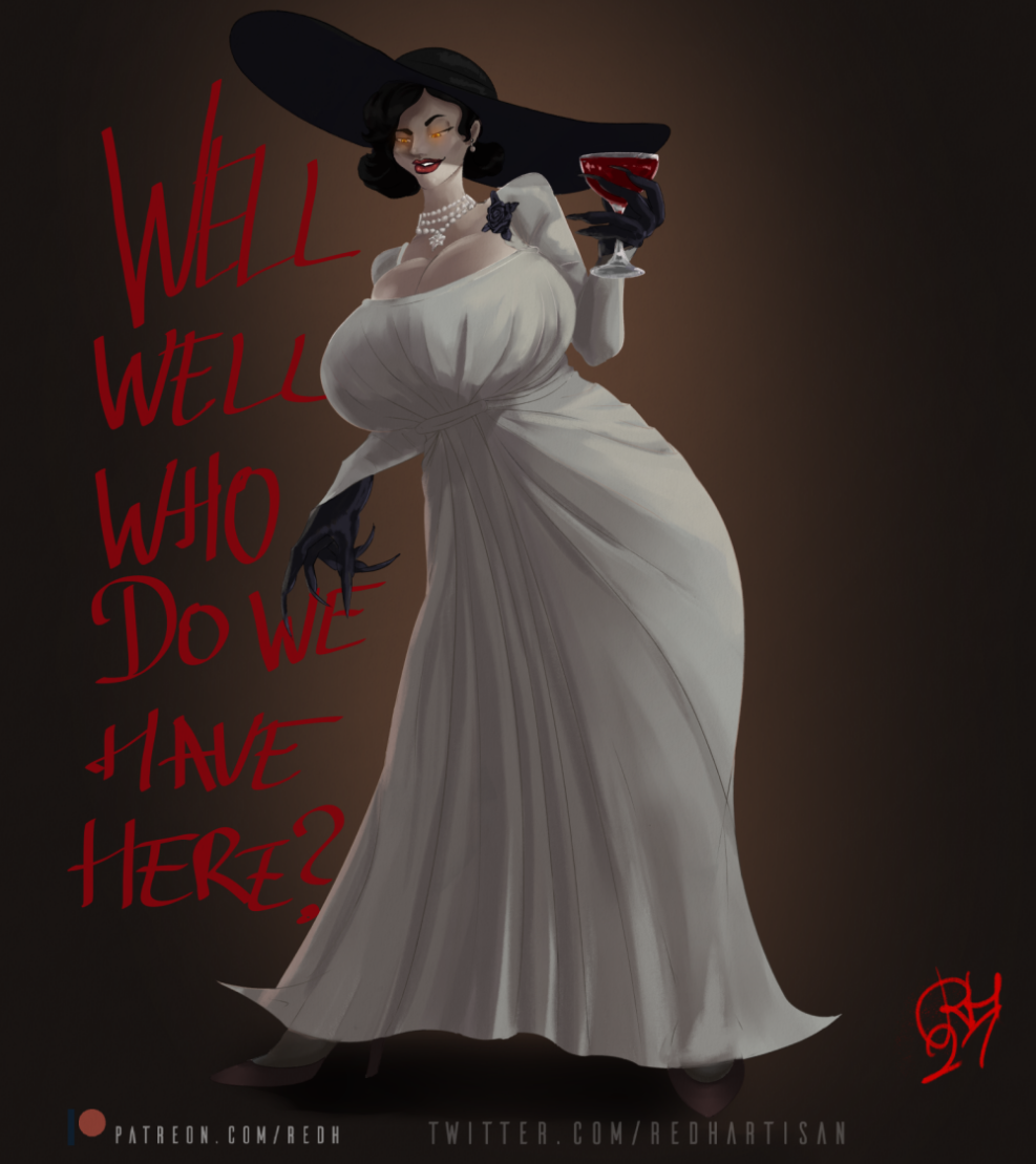 Lady Dimitresu Resident Evil Village Big Ass