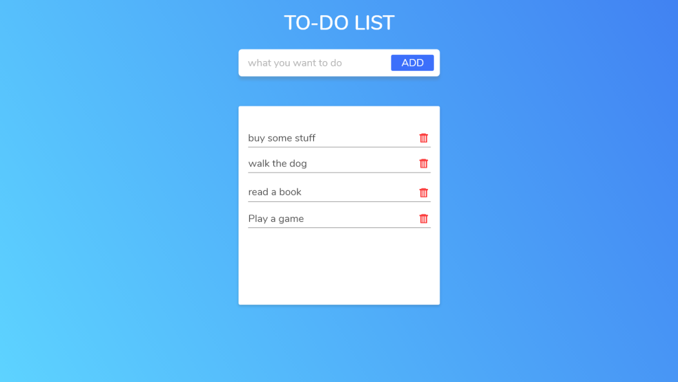 To do list in jquery