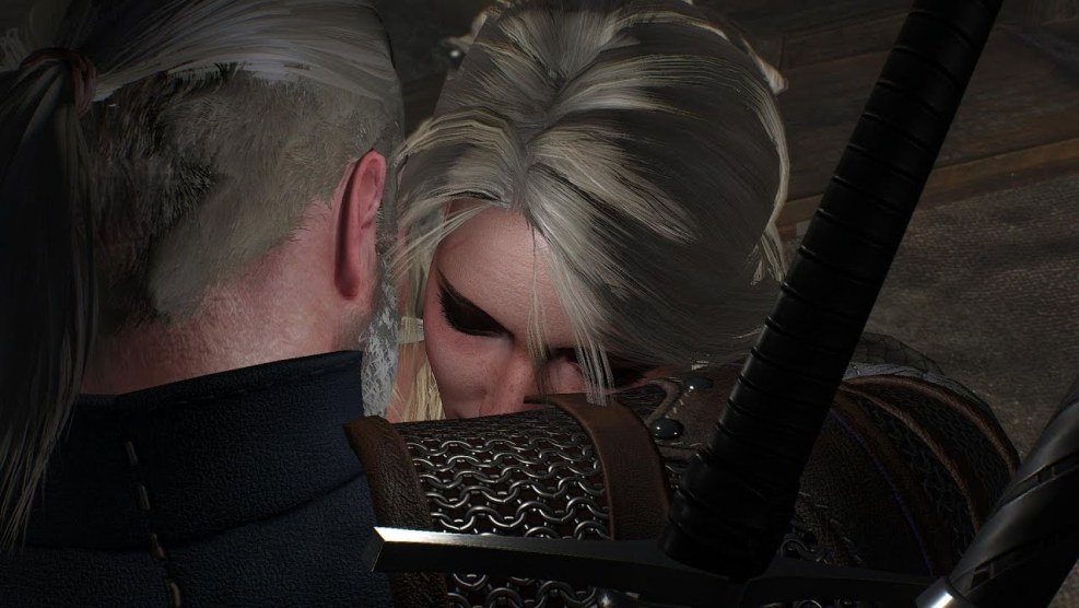 Geralt and Tsiri Bed Scene