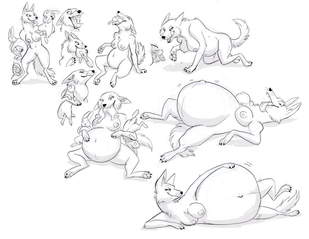 Vore Girl Big Belly Fox