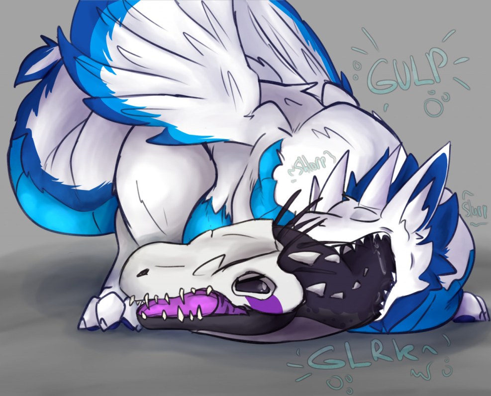 Pokemon Comic 2 Page Macro/Vore Comimsion Featuring a Macro Lucario Pokémorph alexis