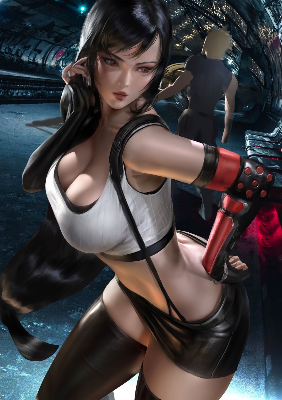 Natalie Mikhailova Raragovskaya with a dog