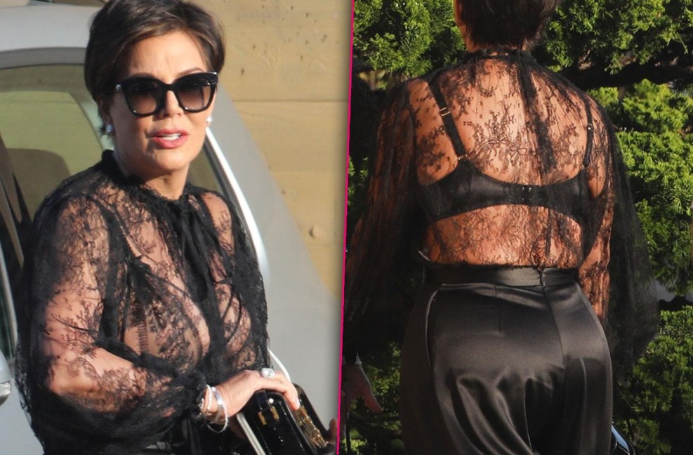 Kris Jenner See Through