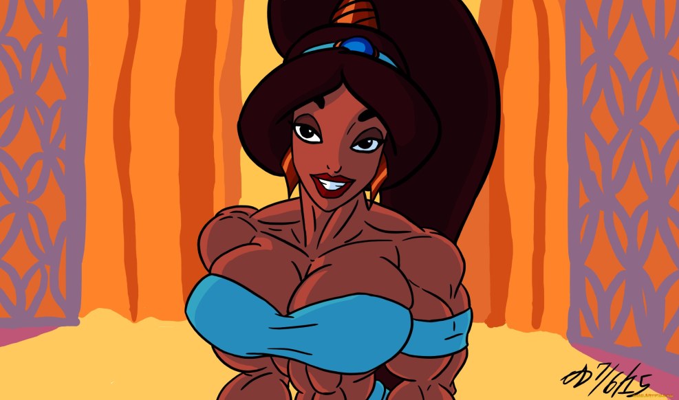 Muscle Growth Princess Jasmine