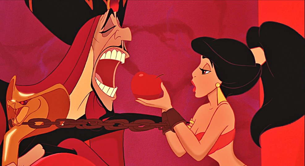 Jasmine cartoon Jafar