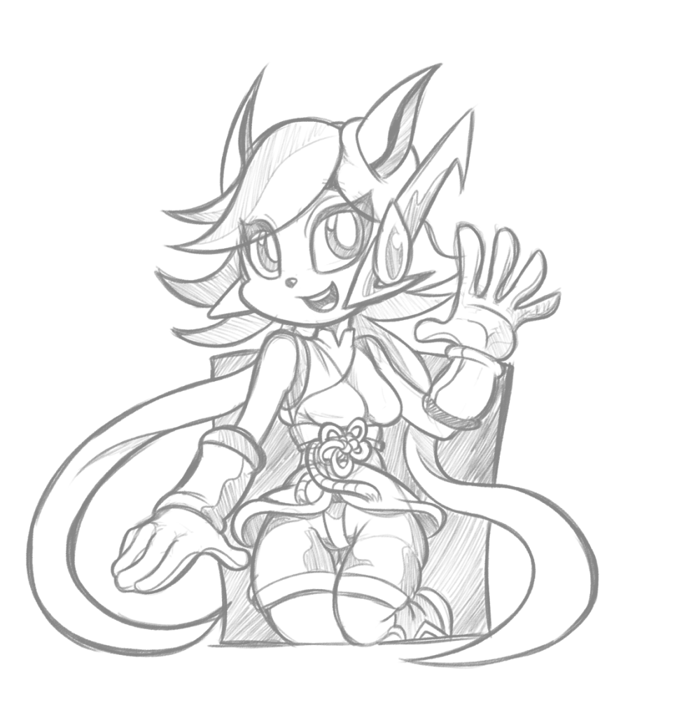 Freedom Planet Carol Tea Art