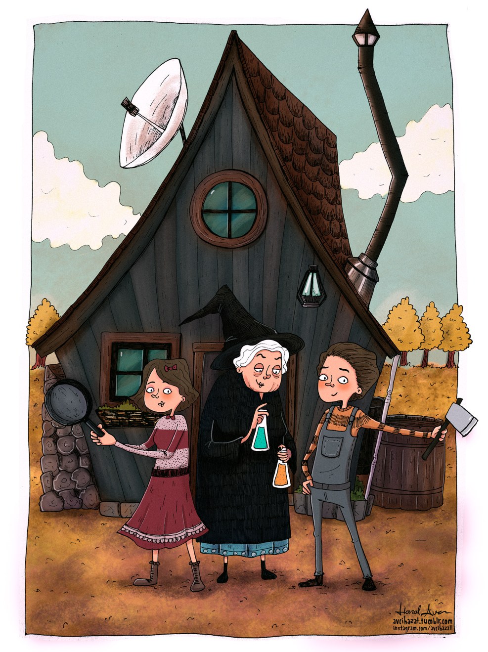 Genzel and Gretel 2020 Cartoon