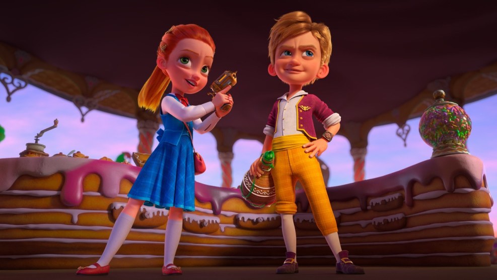 Gingerbread witch Genzel and Gretel