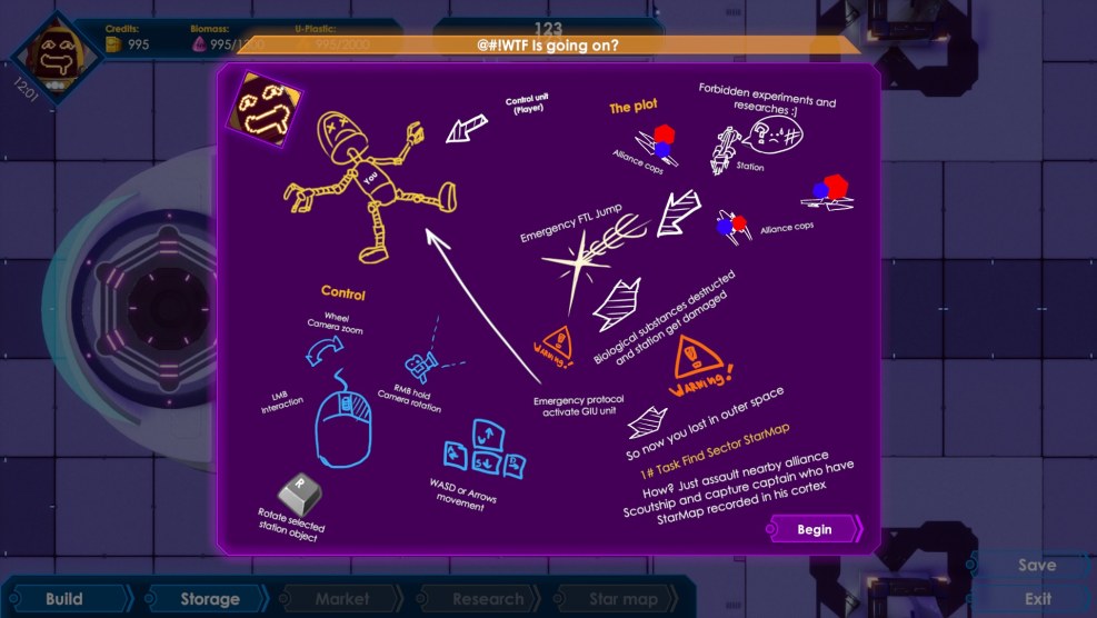 Training Space Station Game