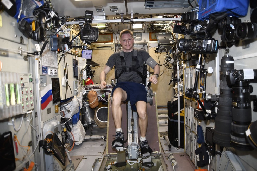 Bicycle ergometer ISS