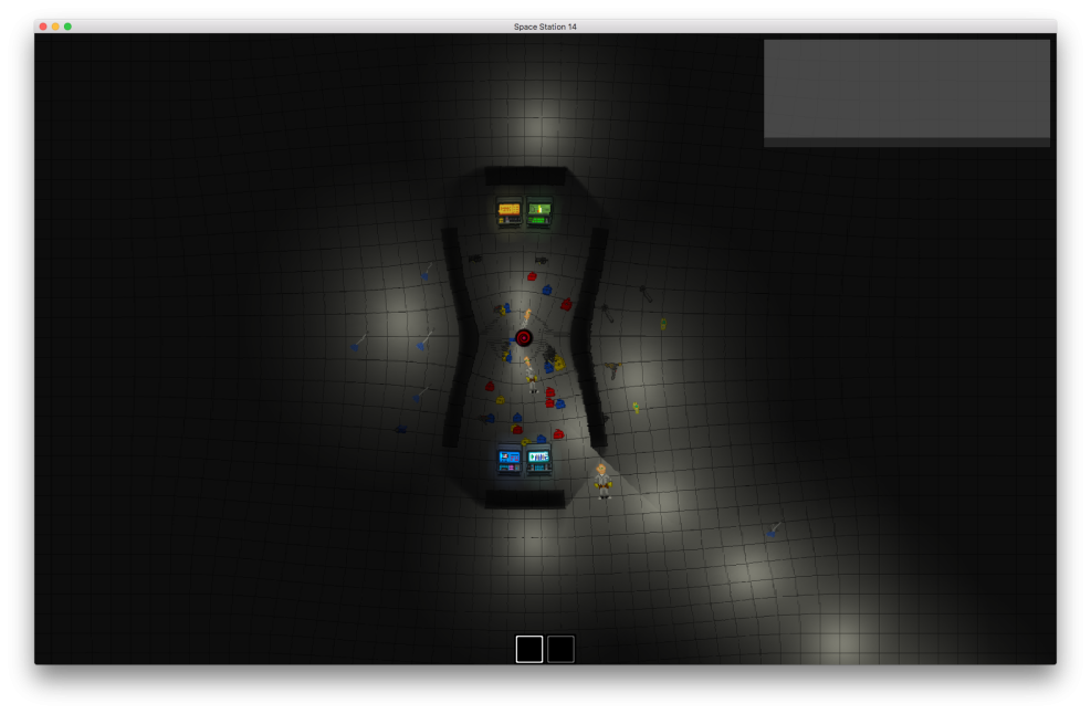 Space station virtual woman