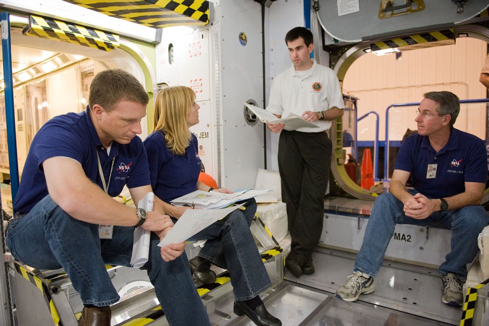 Cosmonauts detachment for ISS