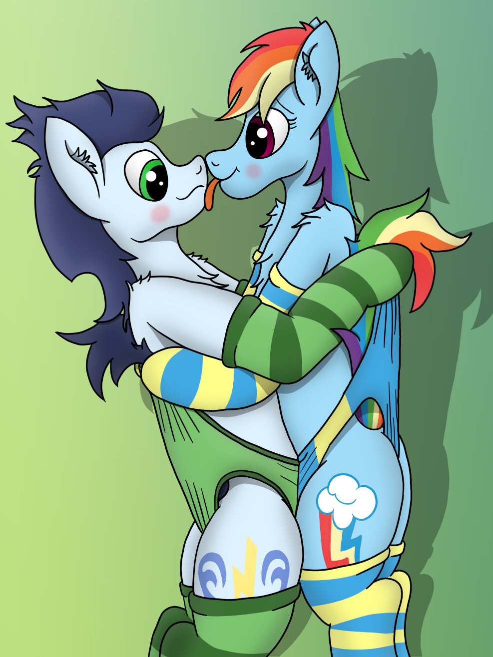 Pony Reinbow Dash and Soarin Sex
