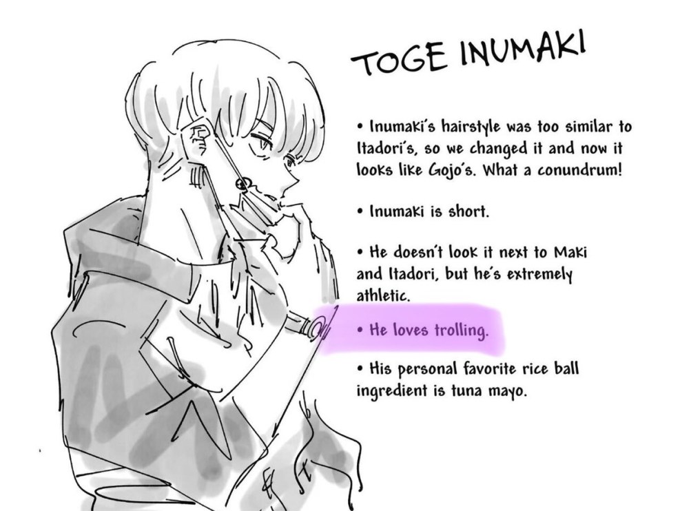 Jujutsu kaisen inumaki toga hearts