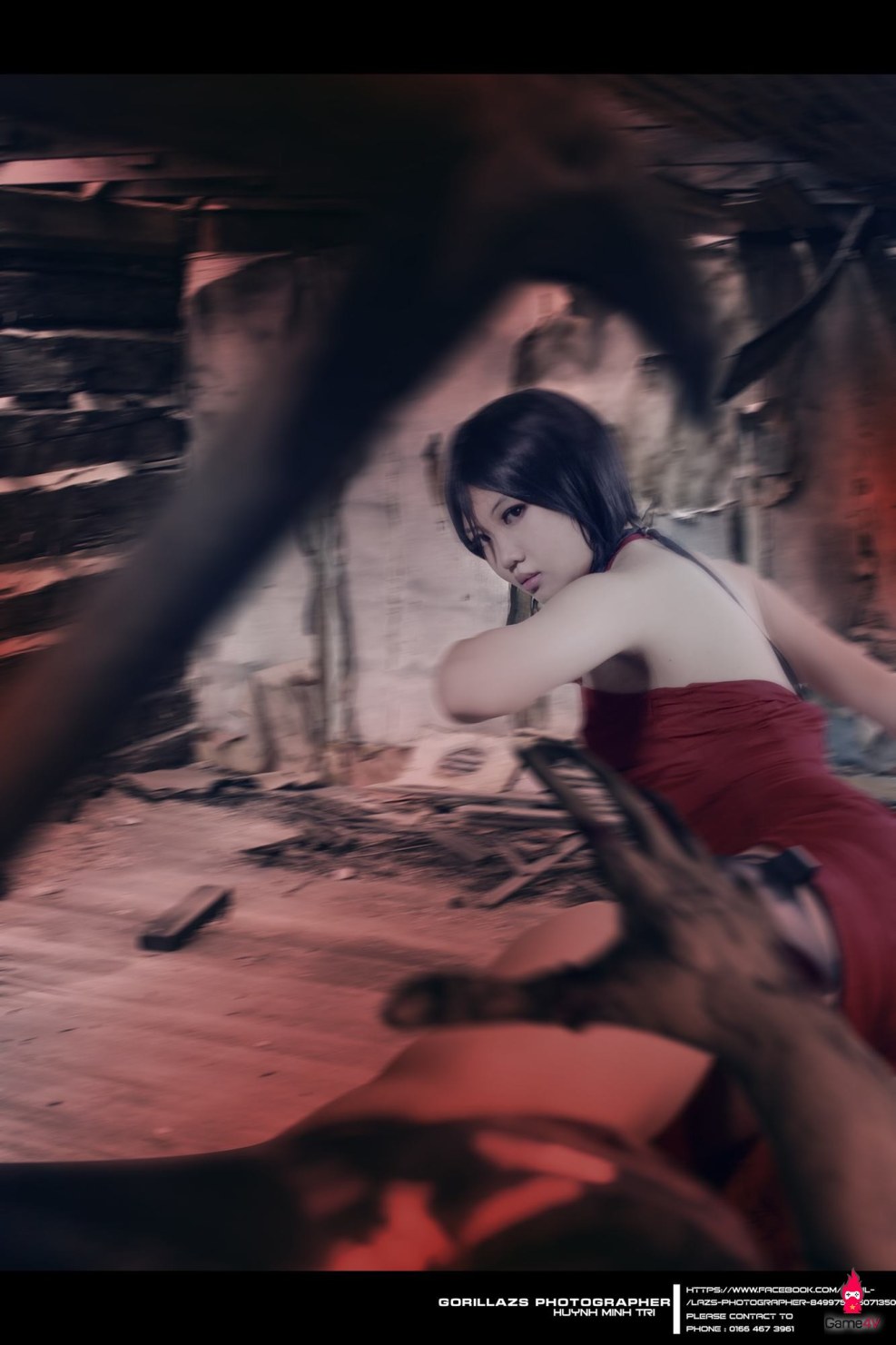 Ada Wong and Chris Redfield