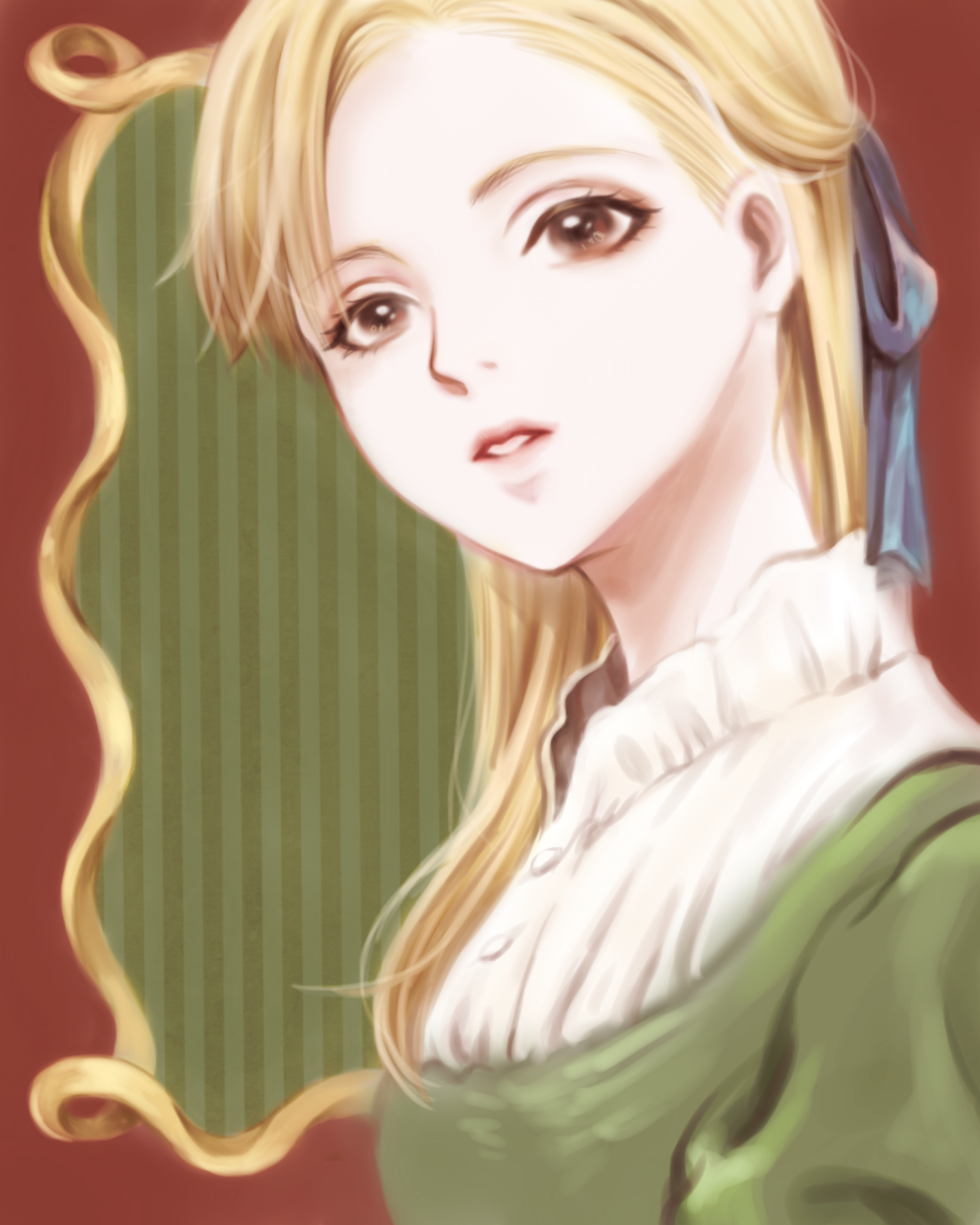 Porcelain girl on skates