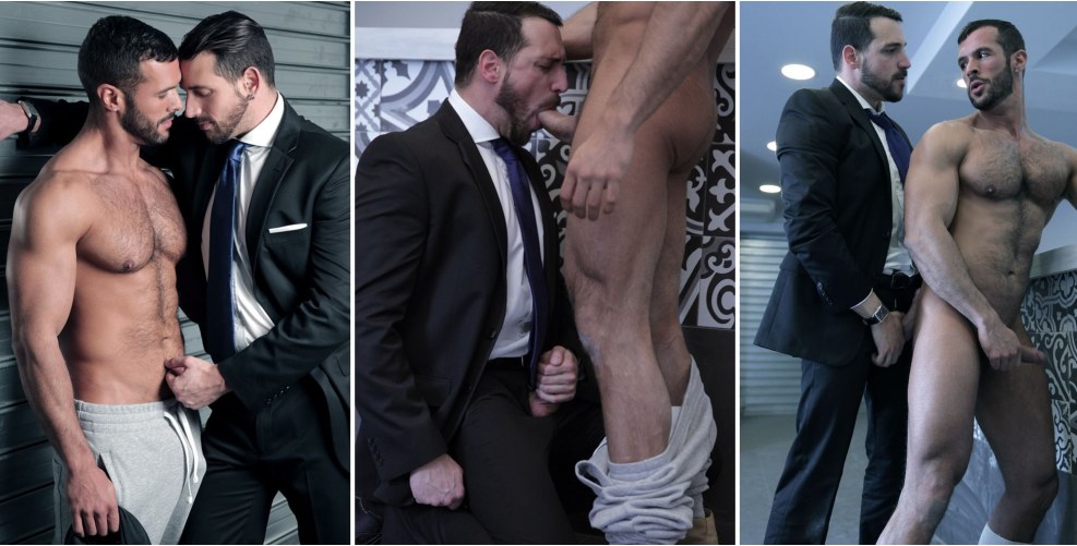 Hairy men muscular large