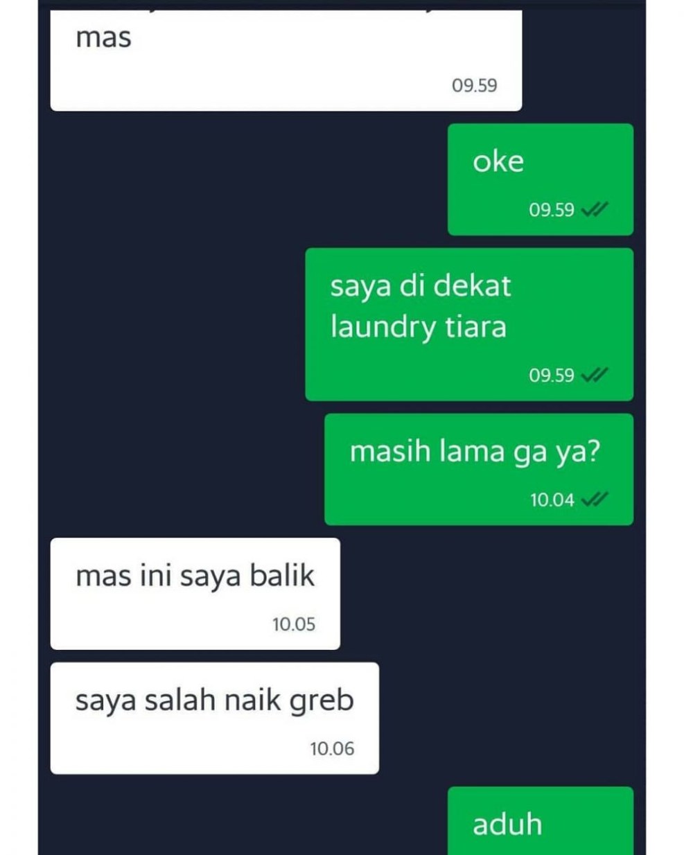 Darkening without a background