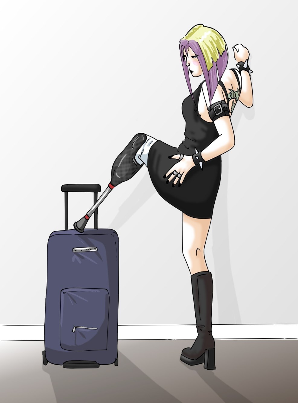 Amput Girls Real in Panties