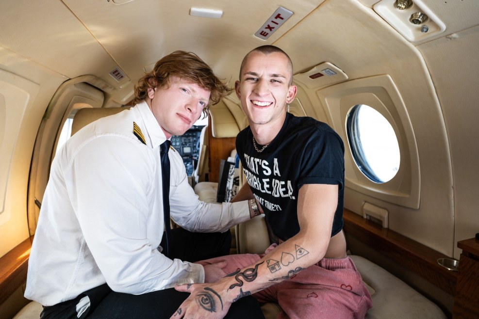 Malik Delgaty in the passive of Geyporno