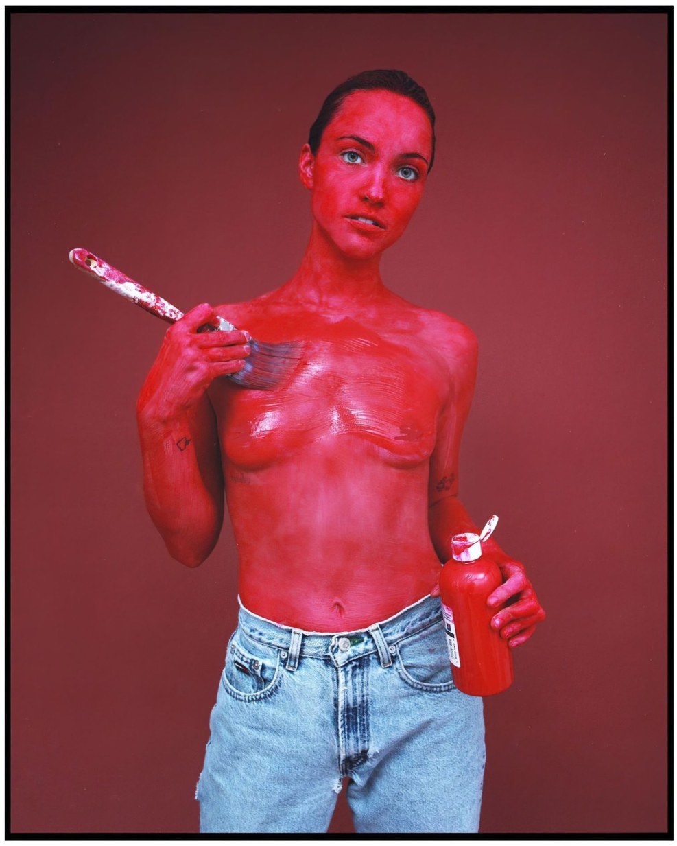 Violett bin in underwear