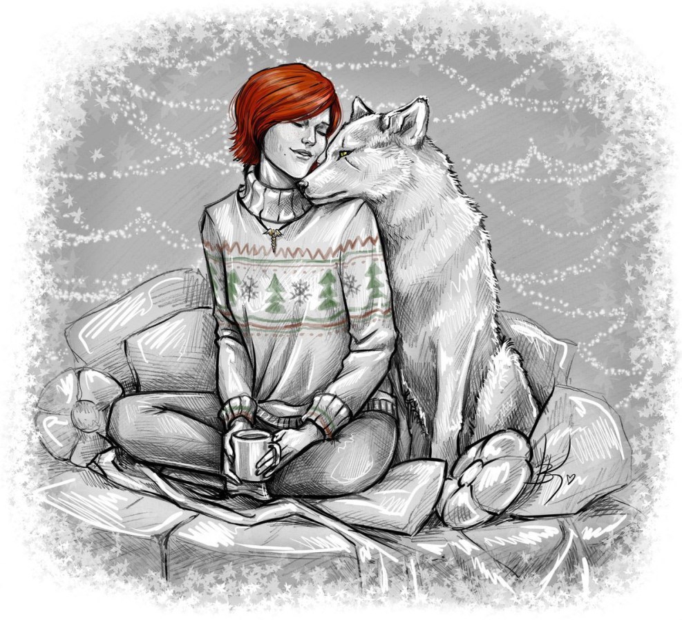 The silhouette of a cyclist in the park