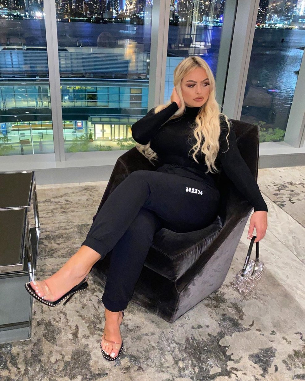 JOEY AYANA in a dress