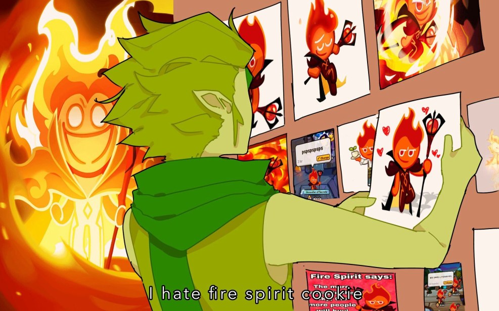 Fire Spirit Cookie X Herb Cookie