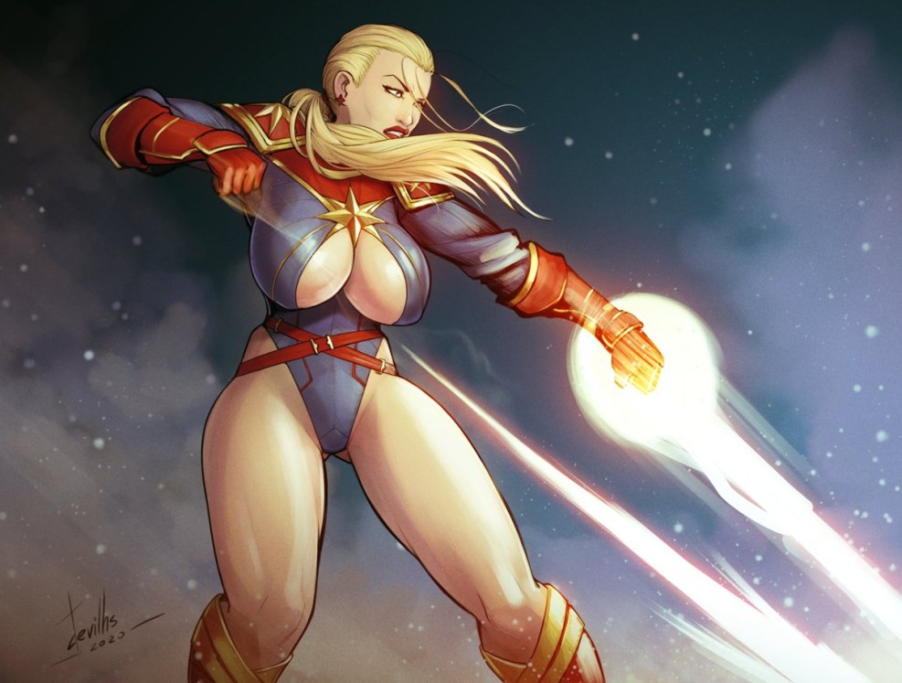 Carol Danvers Futanari