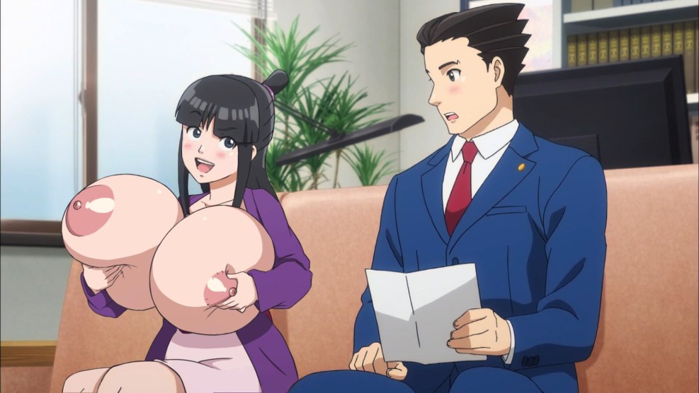 Original, 1boy, 1girl, Black Hair, Censored Hentai