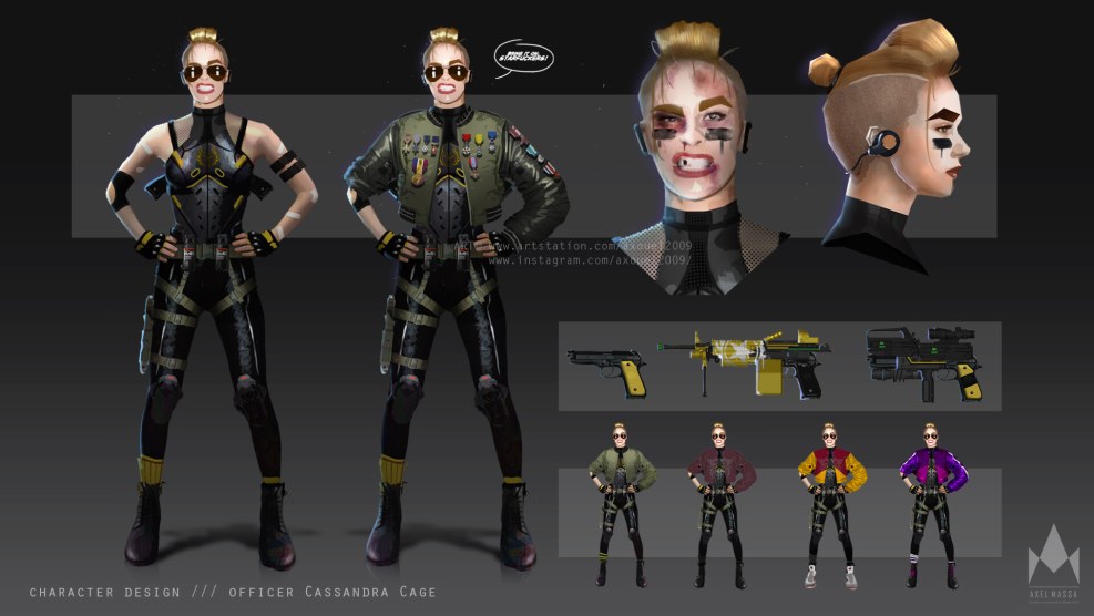 Cassie Cage Art